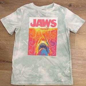 Jaws Graphic Tee for Kids - Mint Green